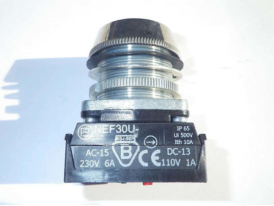 Promet Бутон за Управление Ø30 Жълт 1z 1r Връщане W0-nef30-uk Xy G