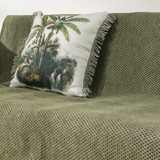 Kentia Mick Cuverturi Pentru Canapea de Fotoliu Jacquard 170x180cm Verde