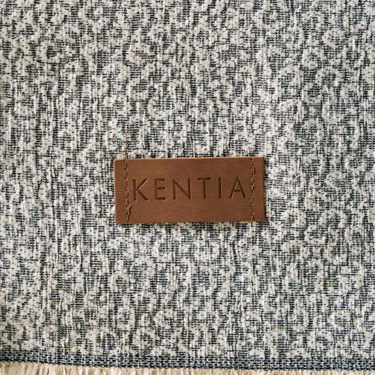 Kentia Mira Фотьойл Throw Жакард 170x180см Сив