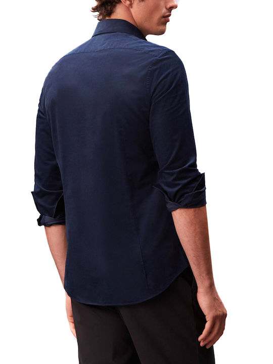 Calvin Klein Corduroy Shirt Slim Fit Blue