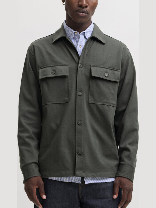 Jack & Jones Jjewilliam Μακρυμάνικo Overshirt Beluga 12306252