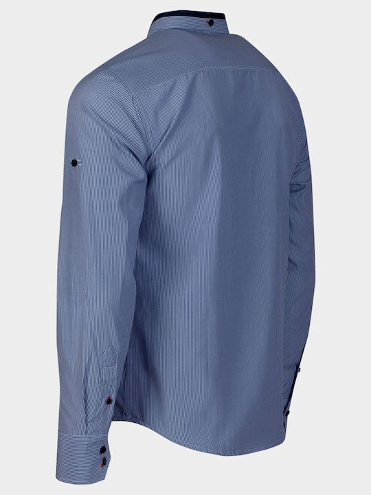 Herrenhemd Langärmelig Blau
