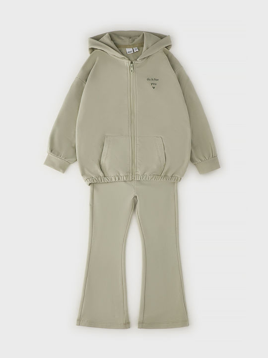 Kids Tracksuit Green 2 Pieces