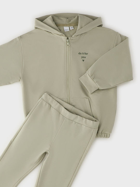 Kids Tracksuit Green 2 Pieces