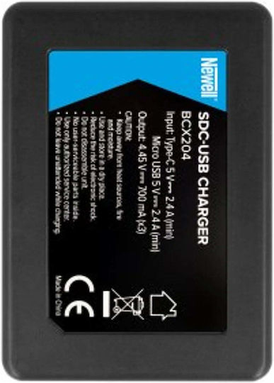 Newell Dreikanal Ladegerät Sdc-usb Batterien Bcx204 Osmo Action