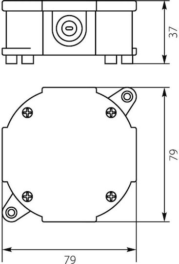 Elektro Plast Elektro Plast Anschlussdose Für Außenmontage IP44