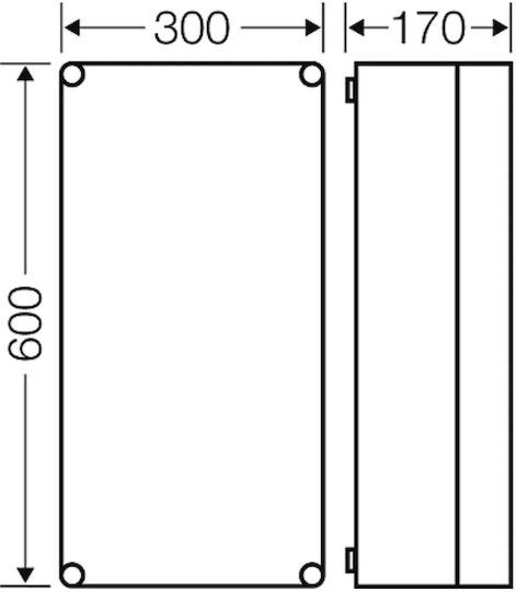 Hensel Hensel Anschlussdose Für Außenmontage Wasserdicht IP65 Transparent 100 Stück