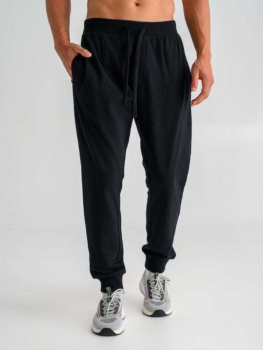 Sweatpants with Elastic Black