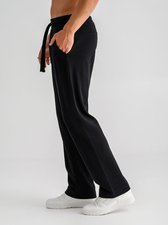 Sweatpants with Elastic Black