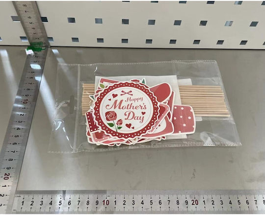 Photo Booth Prop από Ξύλο Σετ 18τμχ