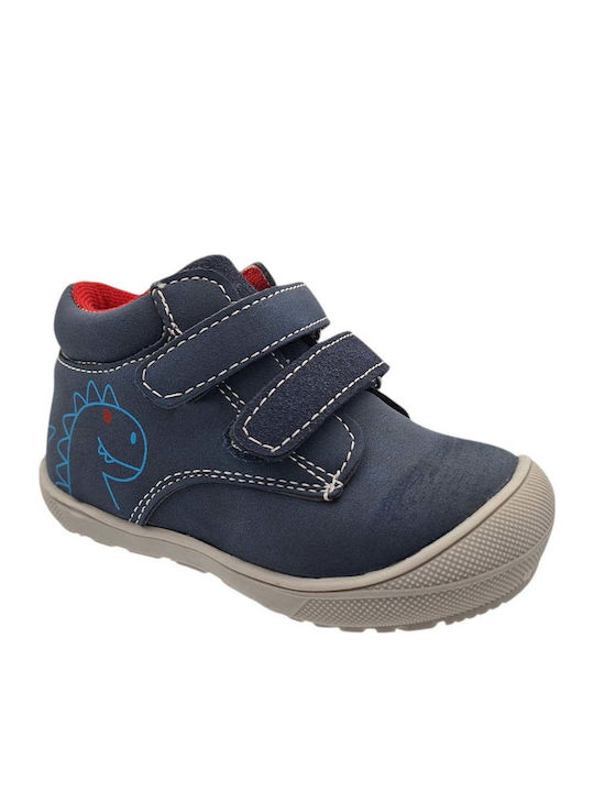 Ghete Anatomice Din Piele Pentru Copii Cu Închidere Hoop & Loop Kaki