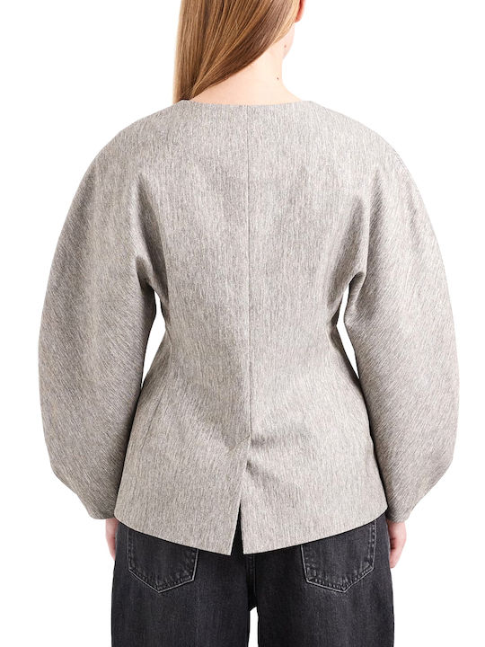 Topshop Long Women's Blazer Simply-taupe 31001374-Simply-taupe