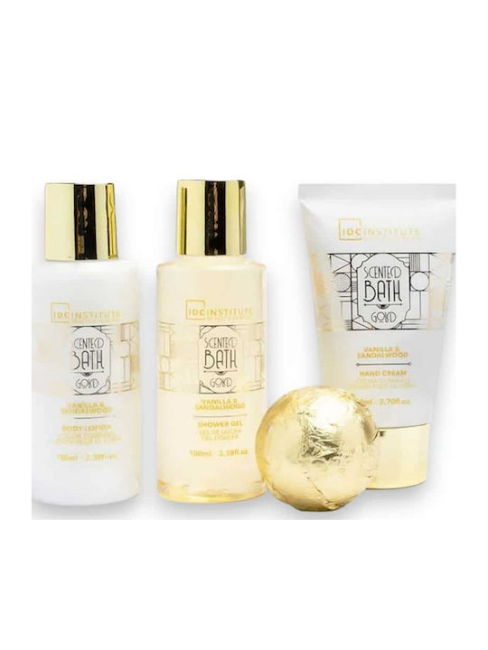 IDC Institute Vanilla & Sandalwood Hautpflege-Set Für Körperreinigung 4 Stück IDC Institute Vanilla & Sandalwood Hautpflege-Set Für Körperreinigung 4 Stück