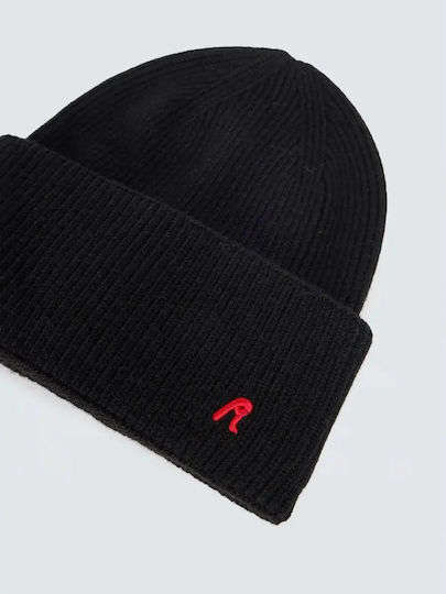Beanie Men's Knitted Beanie in Black