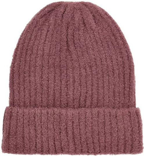 Beanie Unisex Strickmütze in Lila Farbe