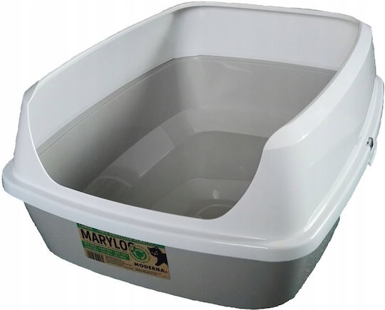 Moderna Maryloo Cat Litter Box Grey W38.5 x D50 x H22cm