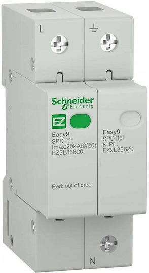 Schneider Electric Мълниезащитен Панел Тип T2 Максимален Разряден Ток 20kA