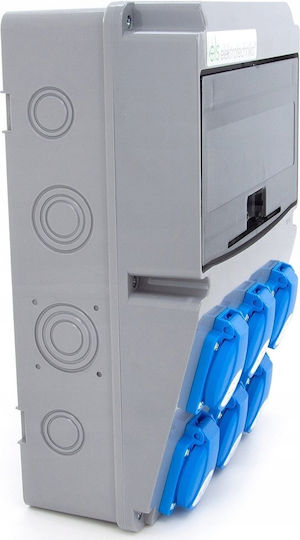 ELS Elektrotechnika Wall Mounted Waterproof Electrical Fuse Box P310xH225xW120mm