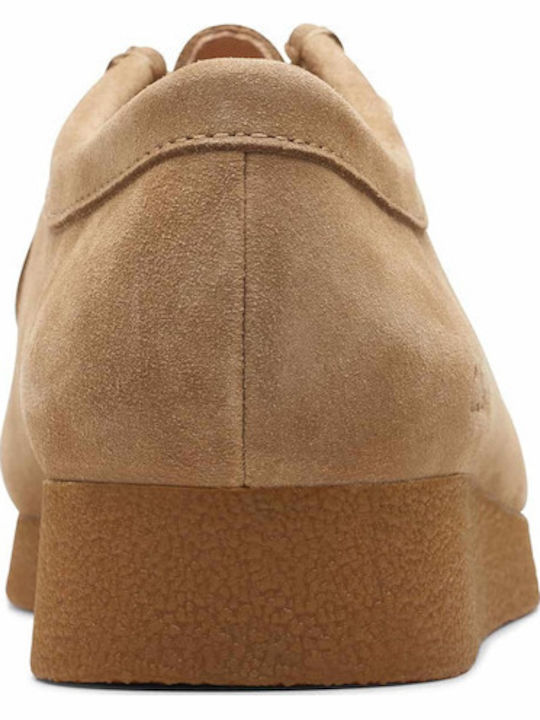 Wallabee Evosh Δερμάτινα Γυναικεία Μοκασίνια σε Μπεζ Χρώμα
