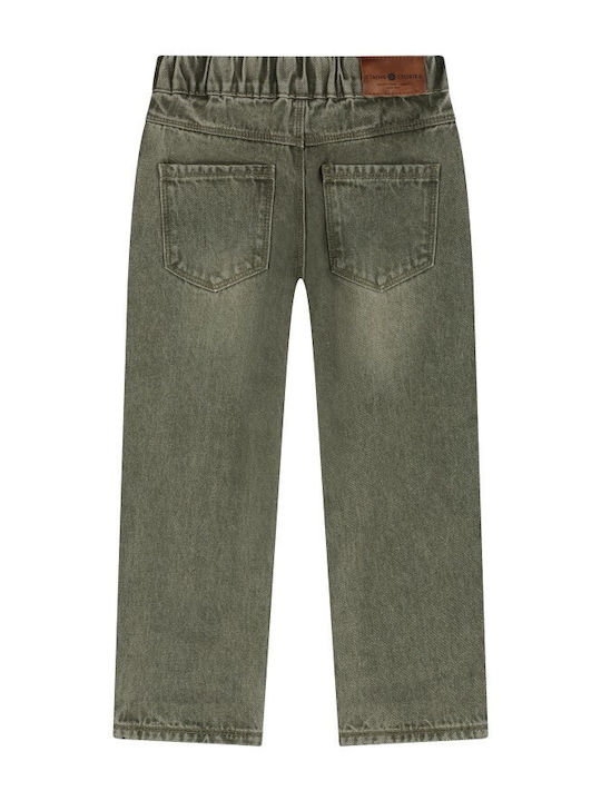 Stains & Stories Kids' Jeans Trousers Green Stains & Stories Kids' Jeans Trousers Green