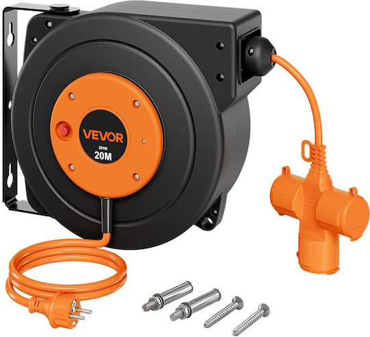Vevor Extension Cord Reel with Cable 20m