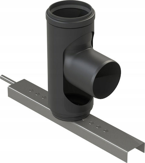 Almeva Starr Ecke Basis 87° Befestigung Dn80 Stabilisiert In UV Schwarze