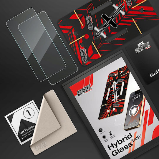 Grizzglass Sticlă Hibridă Hybridglass Easy Motorola Edge 30 Neo 2 Bucăți