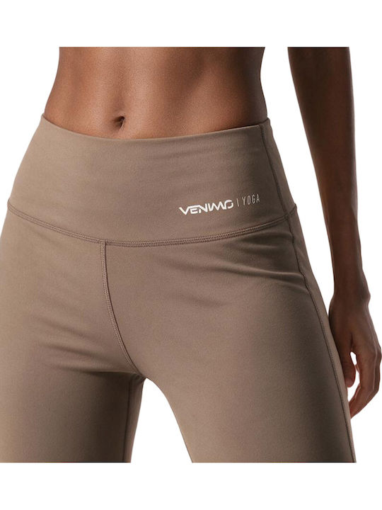 Yoga Women's High Waist Beige Leggings