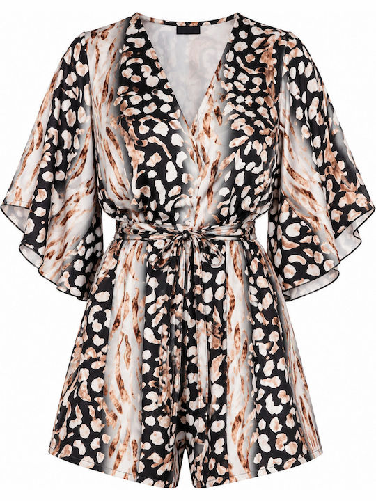 Damen Mehrfarbiger Jumpsuit