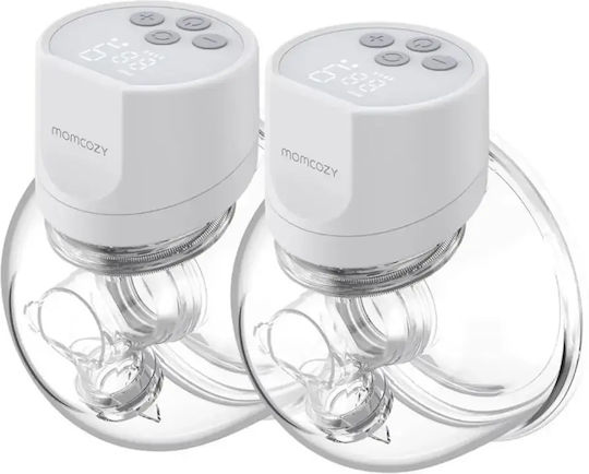 Momcozy Air 1 Ultra Slim Elektrisch Doppelter Milchpumpe Rosa
