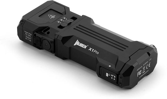 Wuben Rechargeable LED Flashlight with Maximum Brightness 12300lm