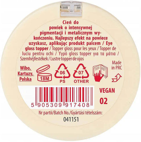 Eye Shadow in Pressed Powder Form 3gr