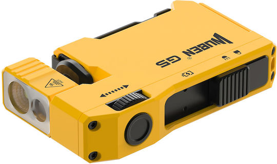 Wuben Rechargeable LED Flashlight IP68 with Maximum Brightness 400lm