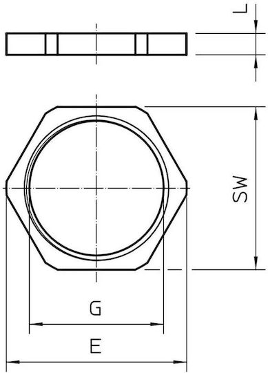 Bettermann Παξιμάδι για Βίδα M30mm