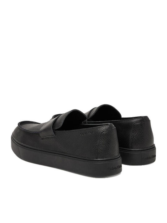 Leder Herren Mokassins in Schwarz Farbe