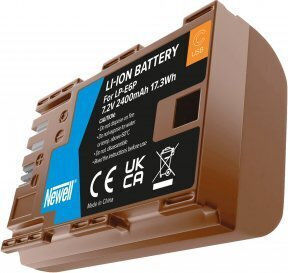 Newell Αναπληρωματική Μπαταρία Lp-e6p Canon Θύρα Usb-c Υψηλή Απόδοση