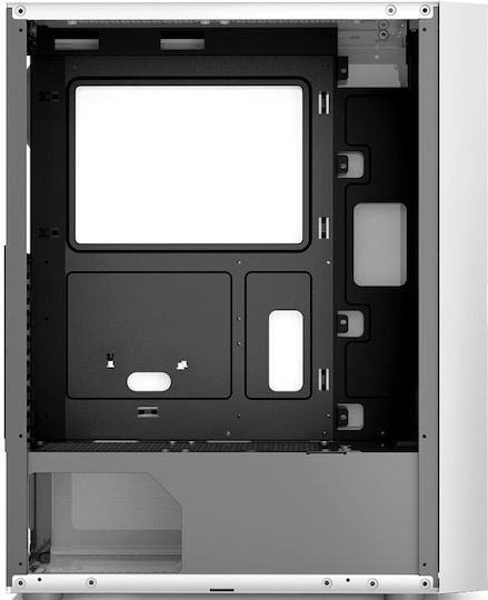 PCCOOLER MA100 Gaming Midi Tower Carcasă PC cu Iluminare ARGB Albă