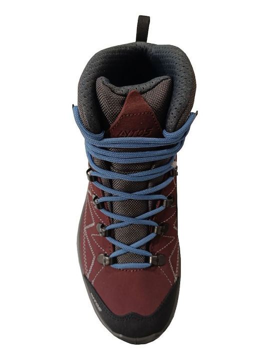 Lytos Future Tech Frauen Wanderschuhe Wasserdichte Stiefel Bordeaux