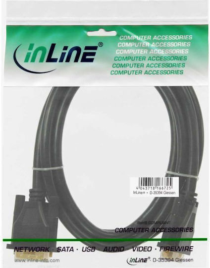 InLine DVI-Kabel DVI-D-Stecker - 10m Schwarzes 17779P
