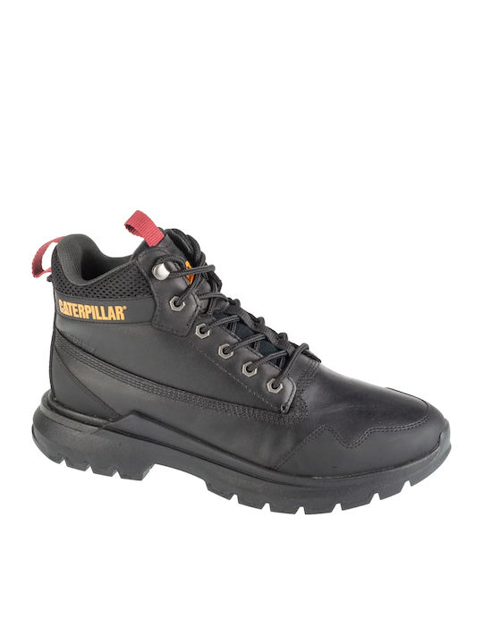 CAT Colorado Sneaker Ανδρικά Ορειβατικά Μποτάκια Αδιάβροχα Μαύρα