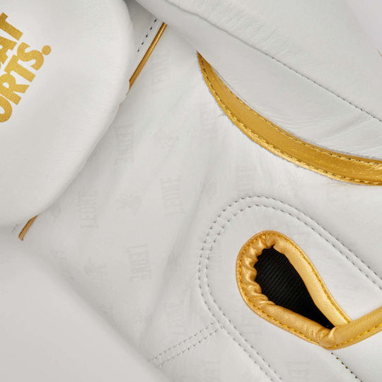Leone 1947 Boxhandschuhe Leder für Wettkampfhandschuhe Weiße
