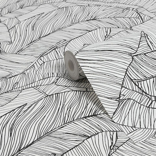 Tapete Wand Papier Weiß 100x52cm