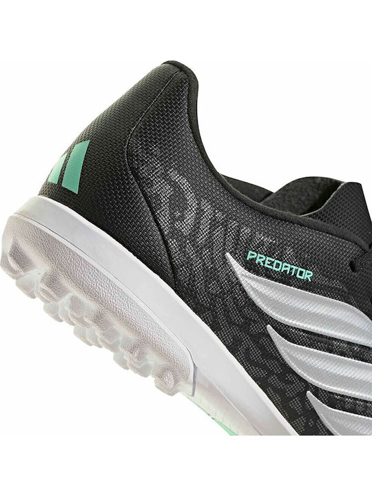 adidas Predator Club TF Football Shoes with Molded Cleats Black