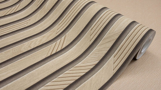 Tapete Wand Vinyl Braune 1000x53cm Waschbar