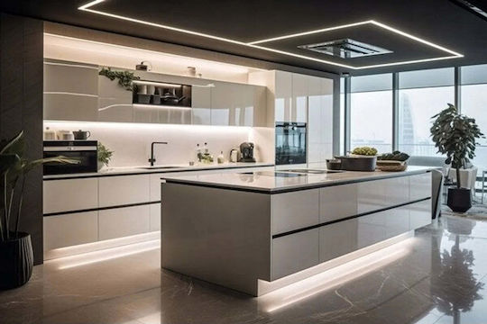 Kanlux Waterproof 12V Natural White Light 12m COB Type LED Strip