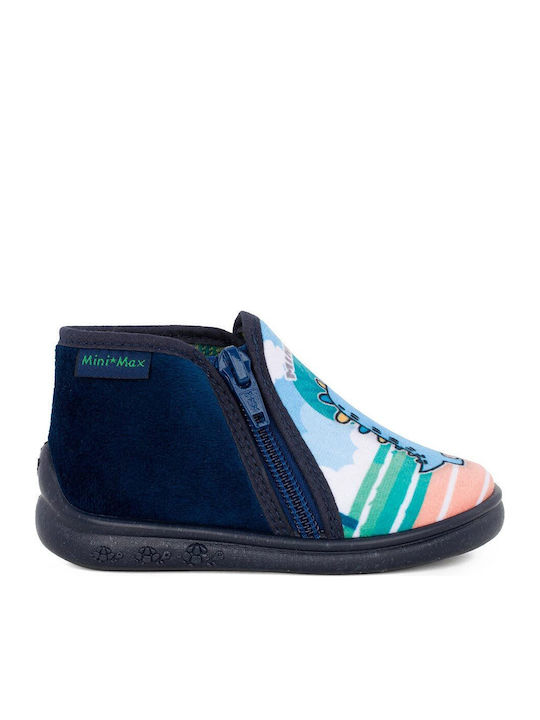 Anatomische Kinderhausschuhe Blau