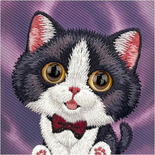 Nimmy Case Big Eyed Cream Cat Iphone 18 Pro Max/17 Pro Max Purple