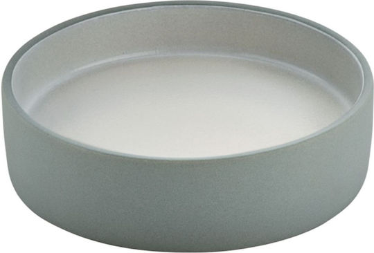 Playground Servierplatte Untiefe Grau 16cm