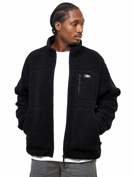 Mount Hope Cardigan bărbătesc Fleece Alb Spălat