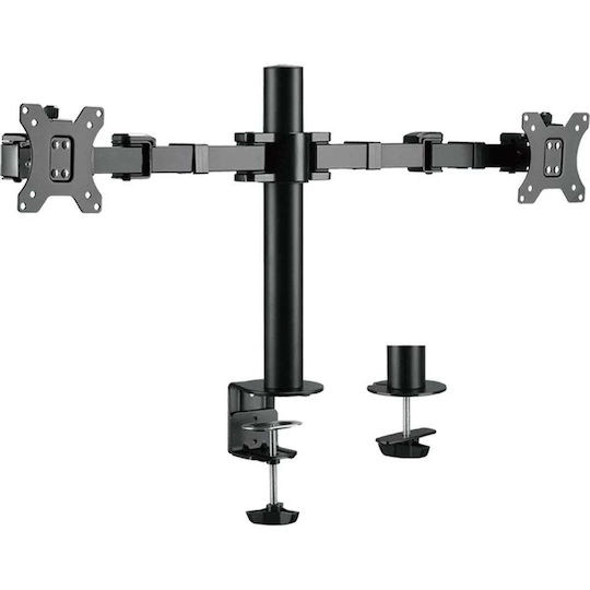 LogiLink Βаза За Офис за 2 Екрана до 32" с Ръка (BP0217)
